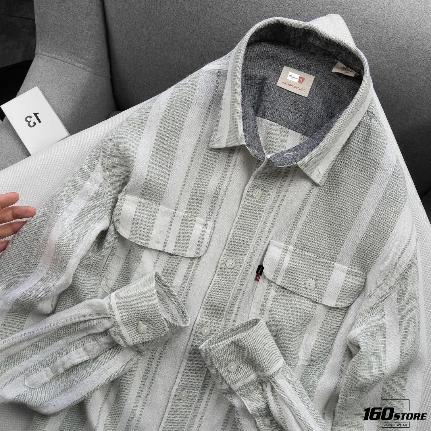 Áo sơmi L.VIS linen ss20