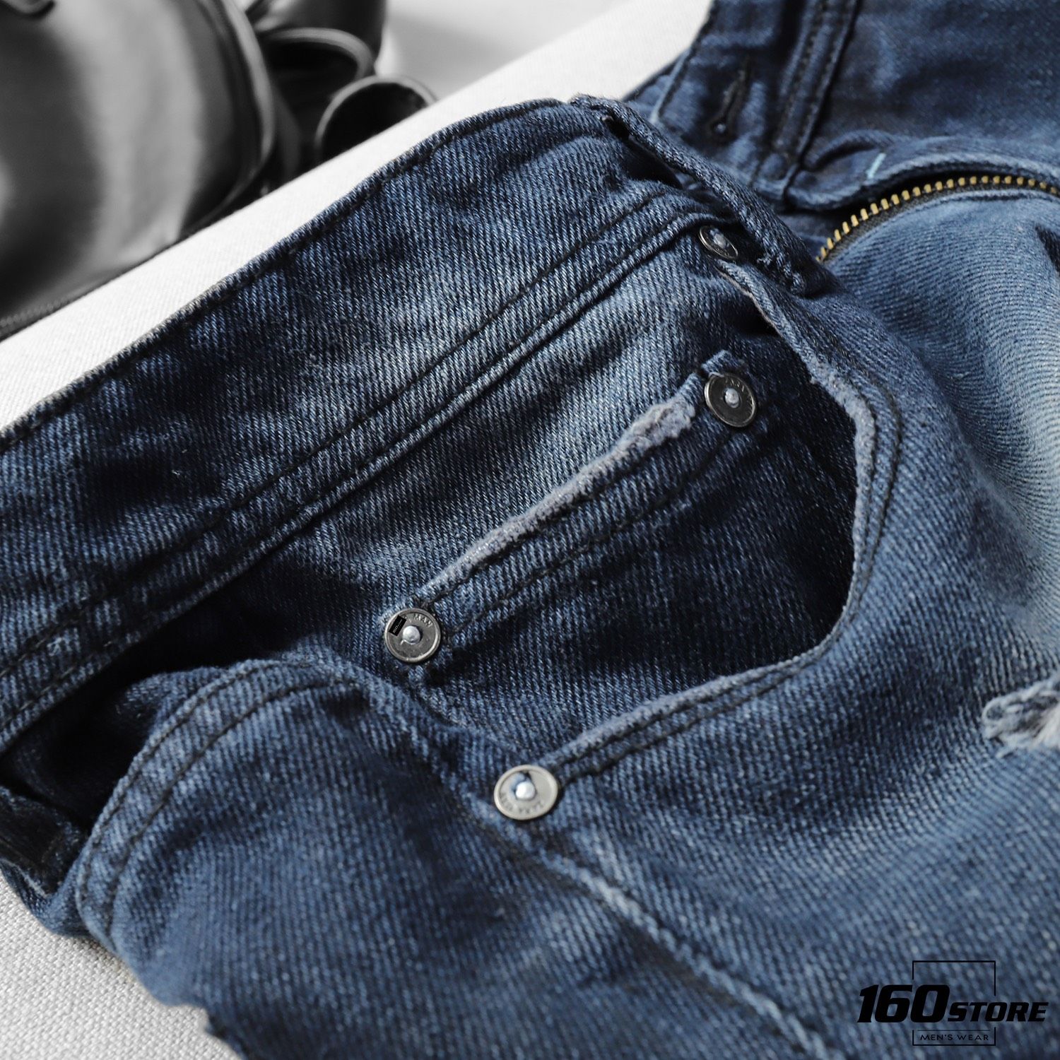 Quần Short Jean ZRA Ripped