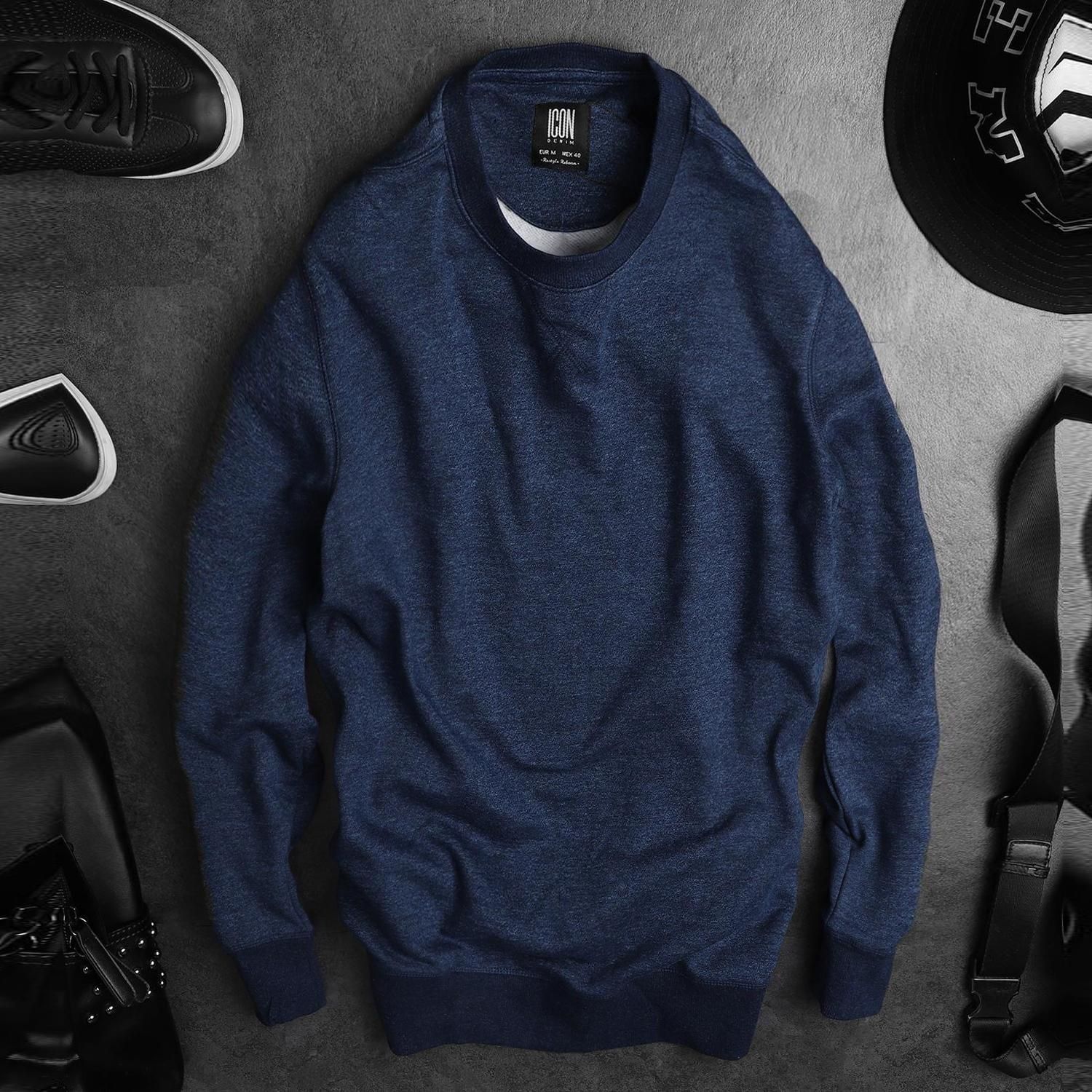 Áo nỉ (sweatshirt) ICON DENIM basic ss19
