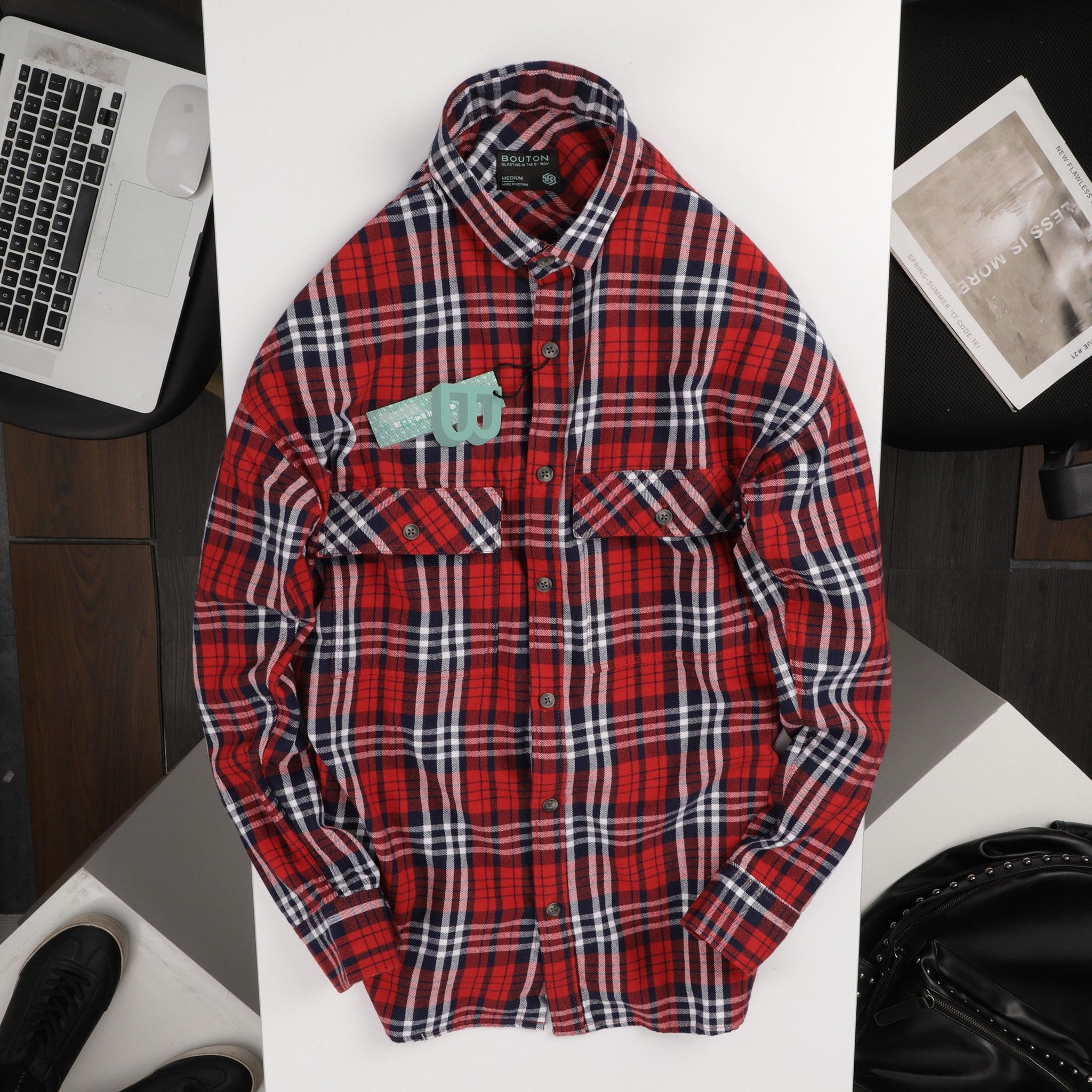 Áo sơmi BOUTON Flannel Caro