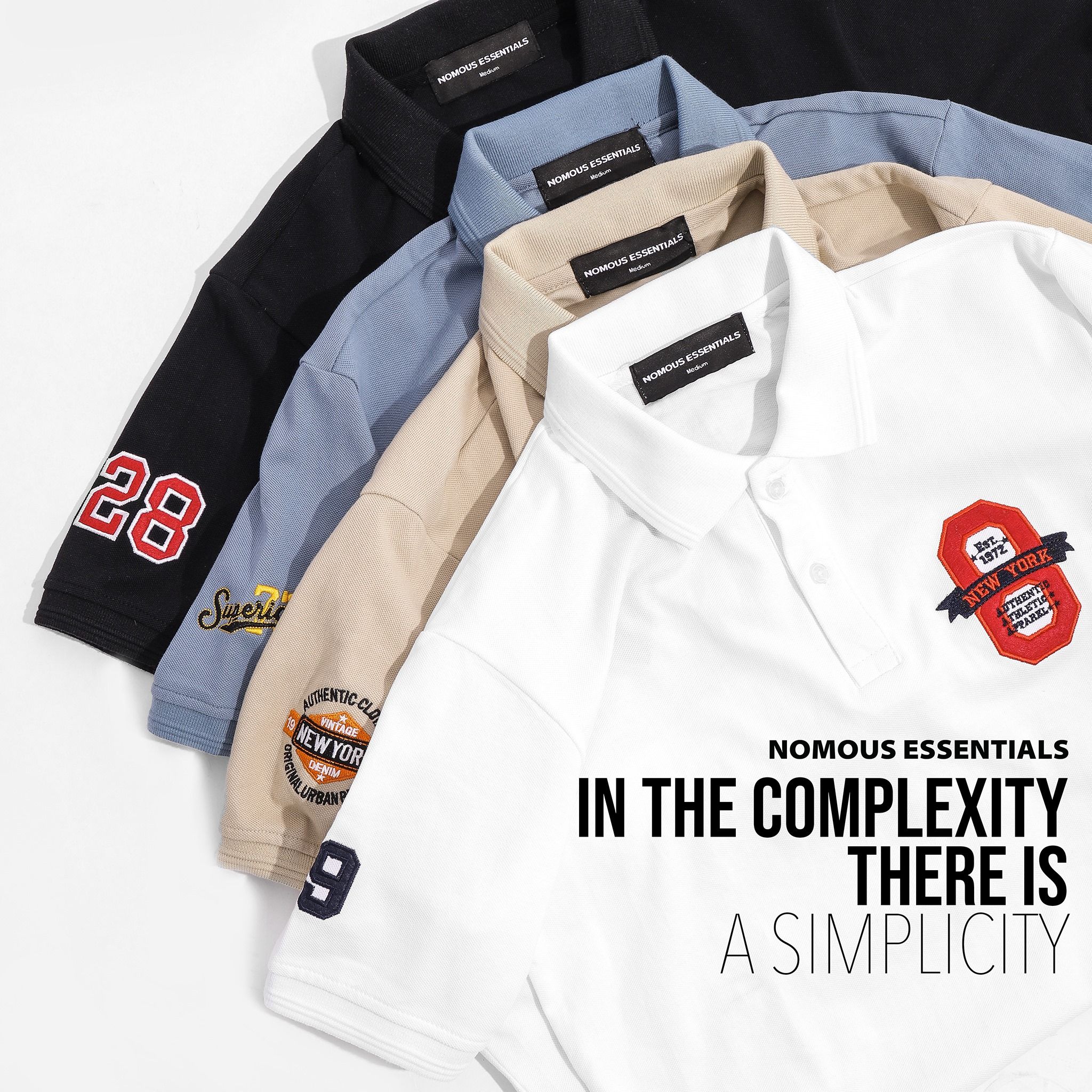 Áo polo NOMOUS ESSENTIALS authentic