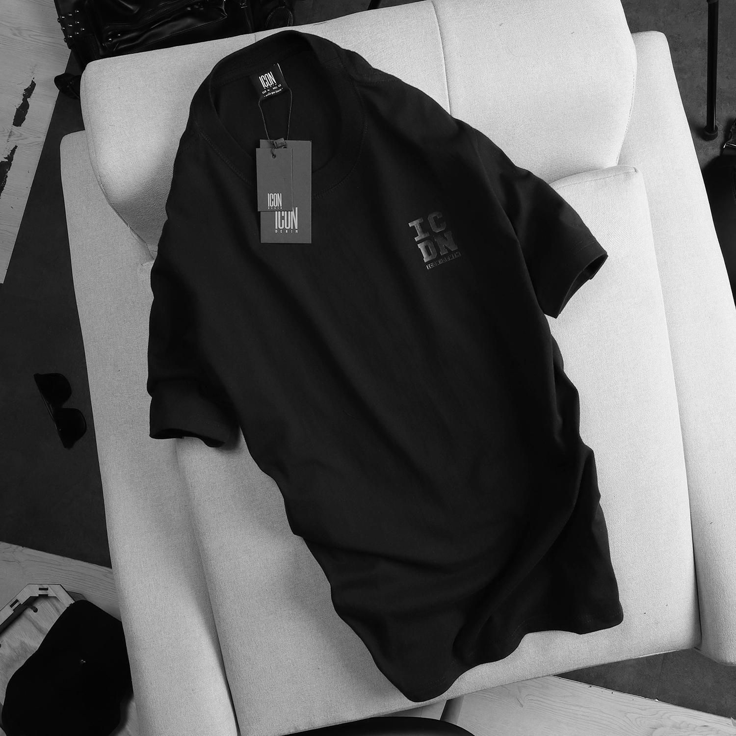 Áo thun ICON DENIM w logo