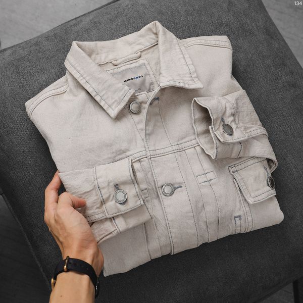 Áo Khoác Trunker ICONDENIM Beige Wash