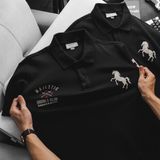 Áo Polo ICONDENIM Horse Embroidered