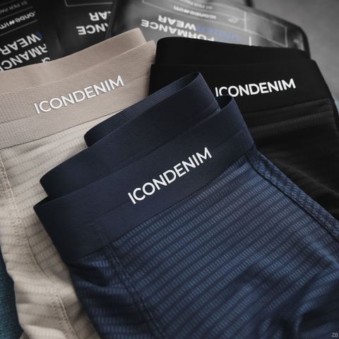 Quần Boxer ICONDENIM Cooling Vertical Stripe