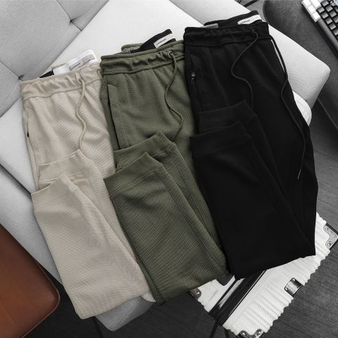 Quần Jogger Nam ICONDENIM Pique Basic