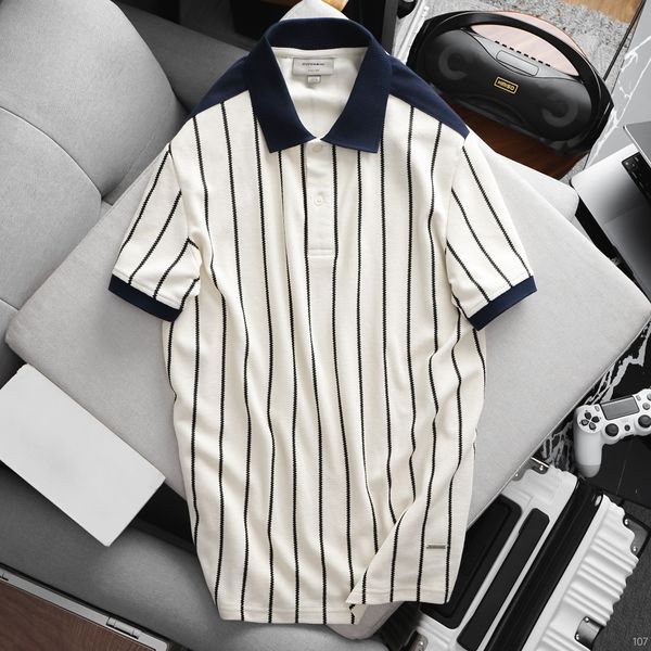 Áo Polo Nam ICONDENIM Vertical N Stripes Pattern