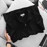 Áo Polo Nam ICONDENIM Long Zip Basic