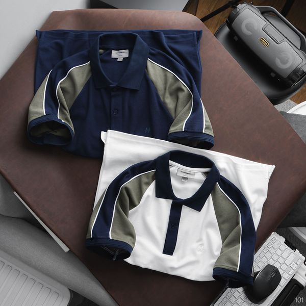 Áo Polo Nam ICONDENIM Border Raglan