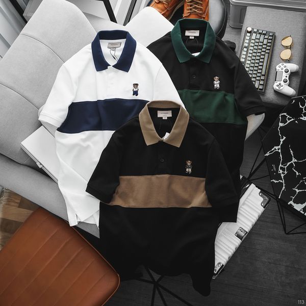 Áo Polo Color Block ICONDENIM Teddy Embroidered