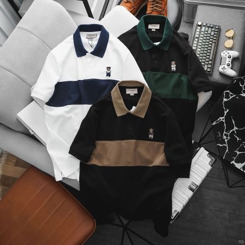 Áo Polo Nam Color Block ICONDENIM Teddy Embroidered