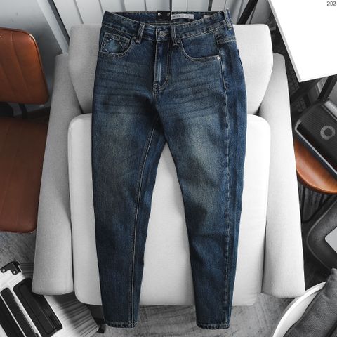 Quần Jean ICONDENIM Blue Pocket Pattern ID 3D Slimfit