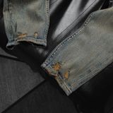 Quần Jean Nam ICONDENIM - Brown Faded With Ripped Detail