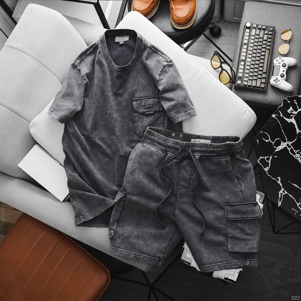 Set Đồ Nam Cargo Heavy Wash ICONDENIM