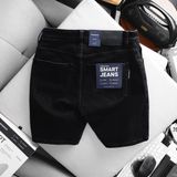 Quần Short Smart Jean Nam ICONDENIM Black Grey Smart Fit