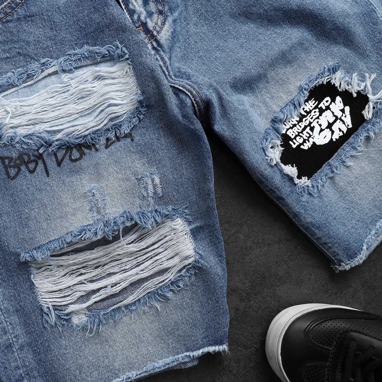 Quần short ICON DENIM ripped