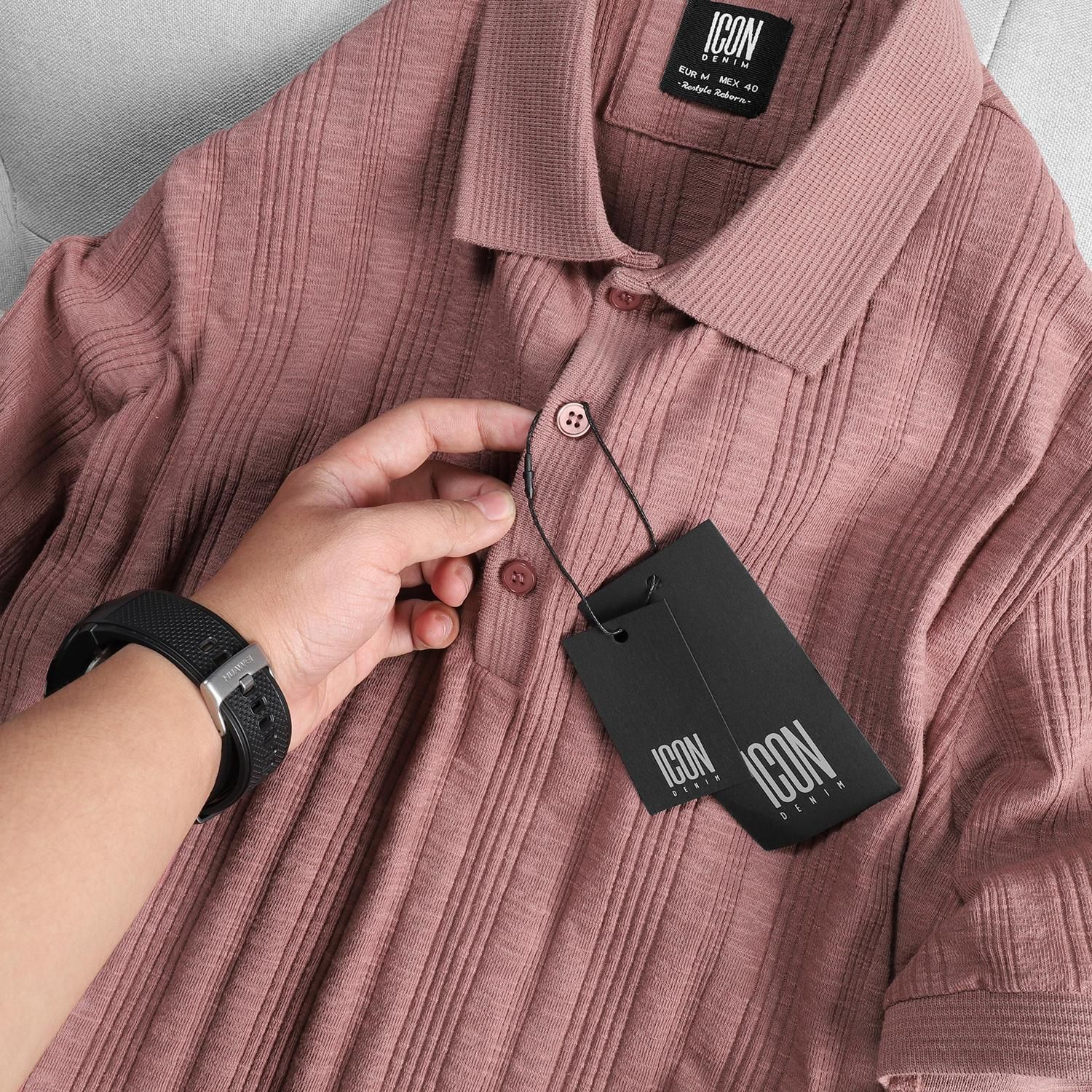 Áo polo ICON DENIM basic wooled