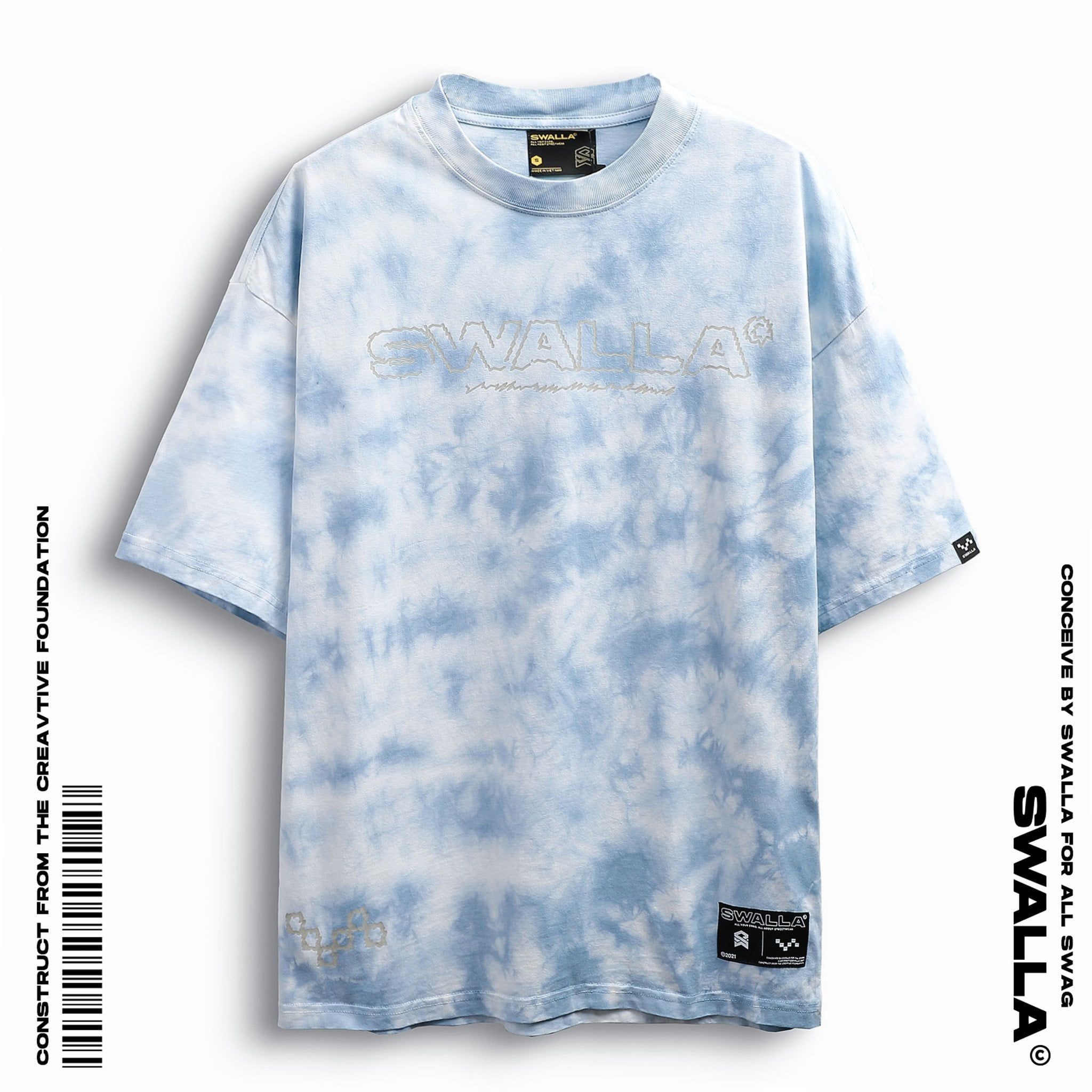 Áo thun SWALLA acid wash