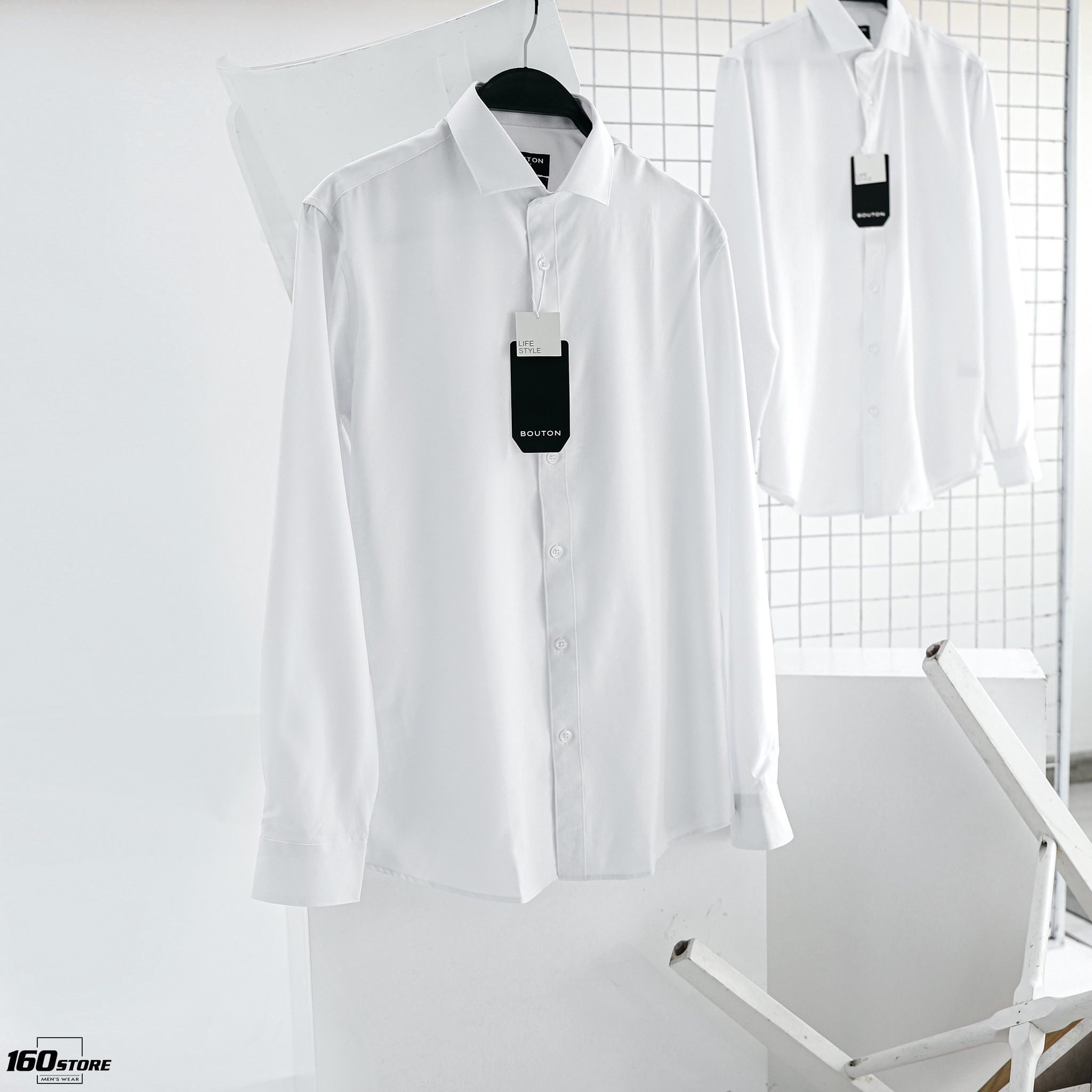 Áo Sơmi BOUTON White Slim