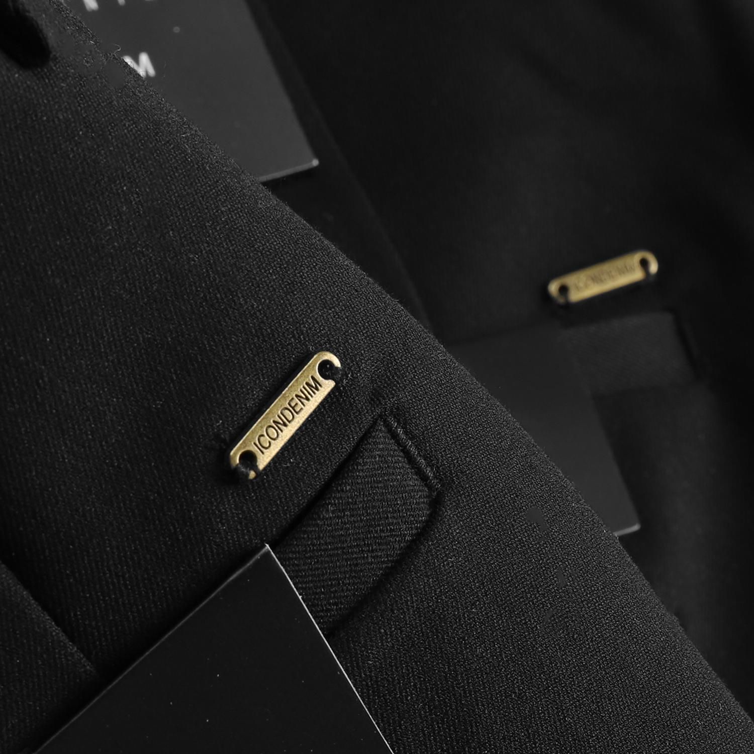 Quần tây ICON DENIM black slim