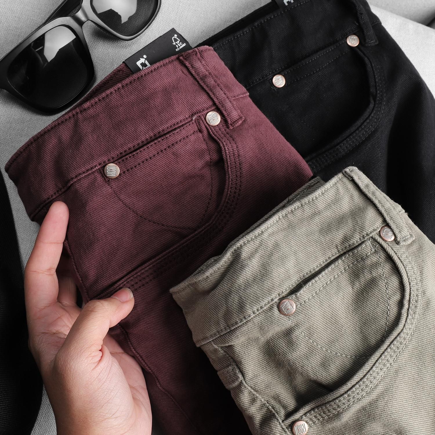 Quần kaki ICON DENIM slim