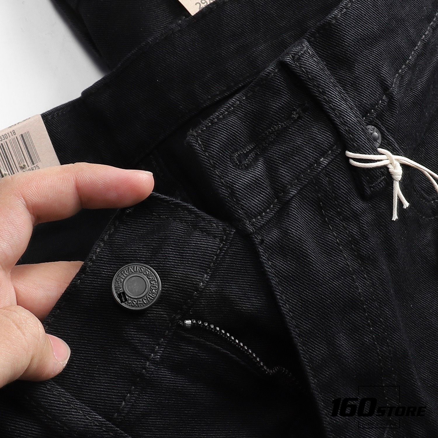 Quần Jean LVIS 512 Black