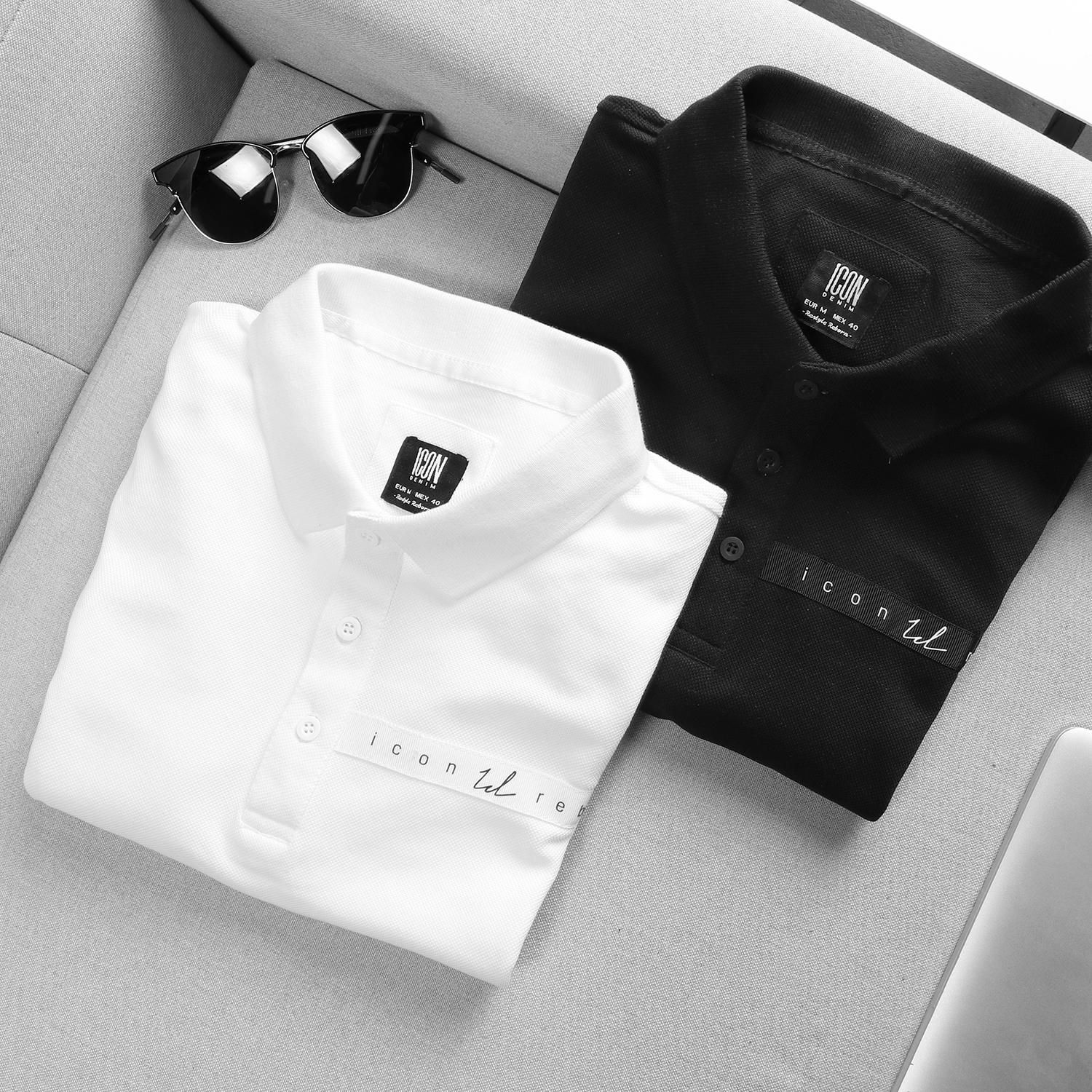 Áo polo ICON DENIM signature