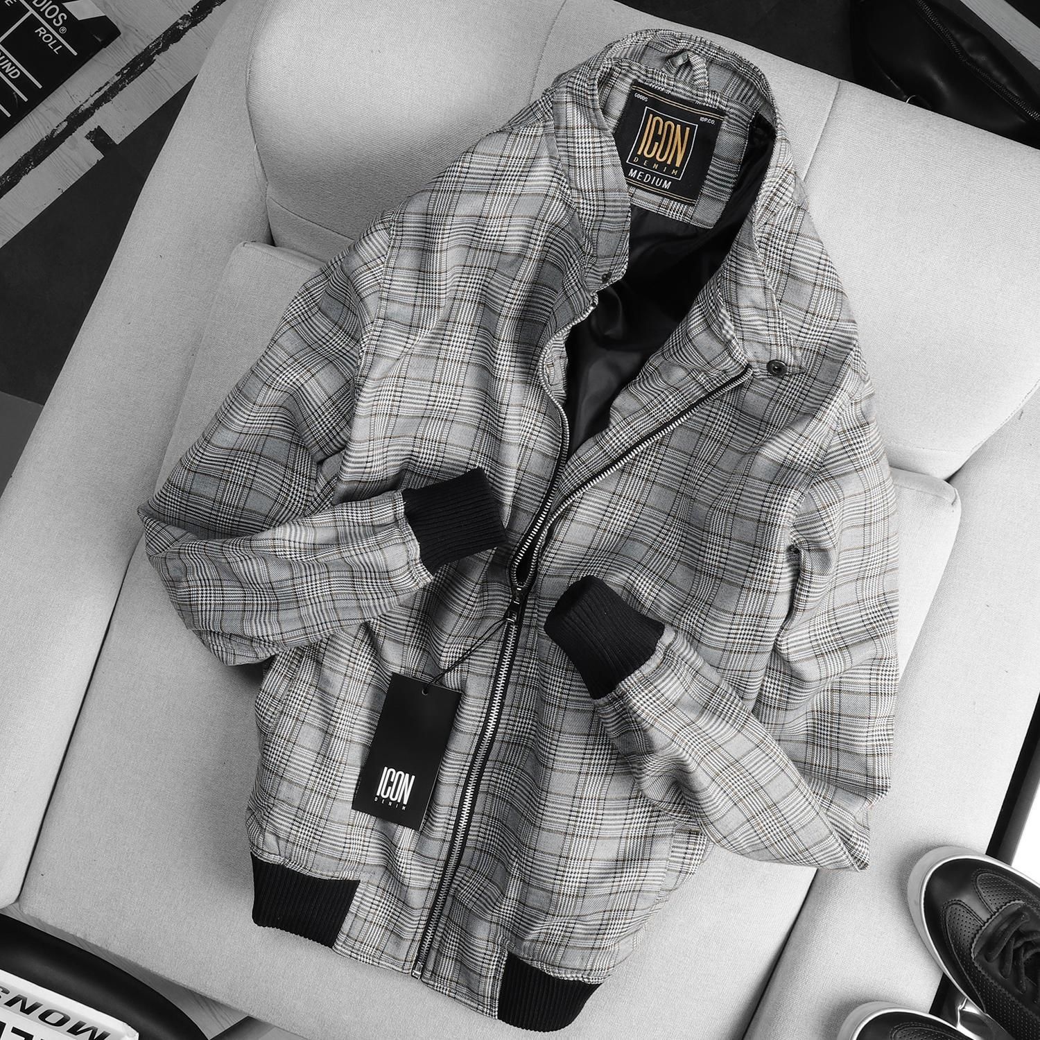 Áo khoác ICON DENIM caro