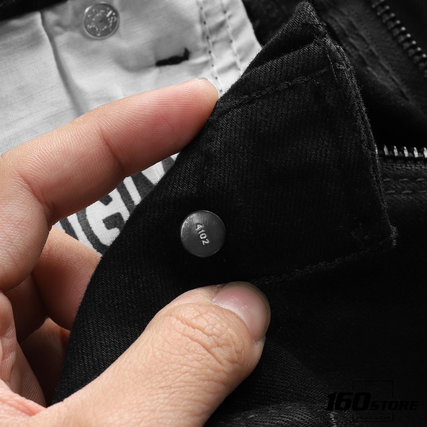 Quần jean LVIS black slim fit
