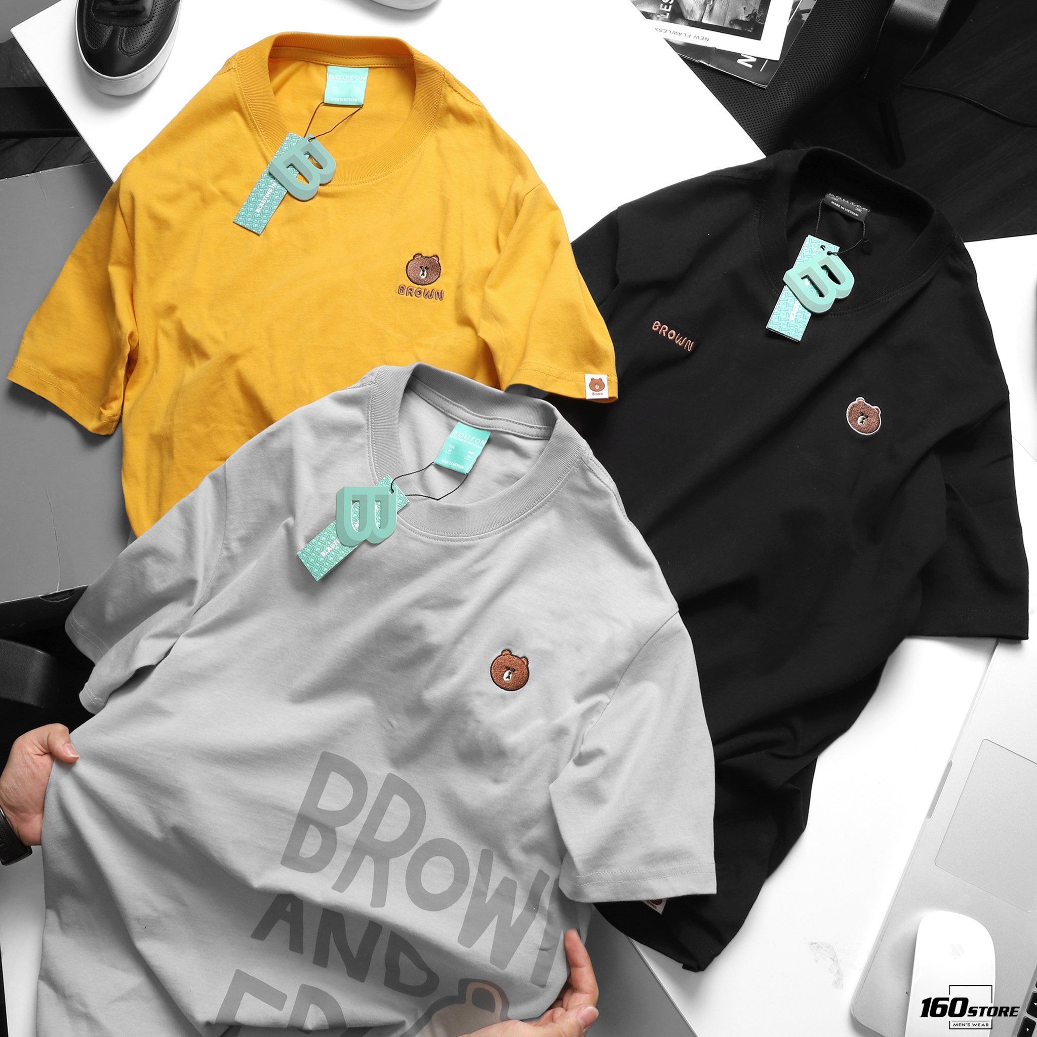Áo thun BOUTON x BROWN