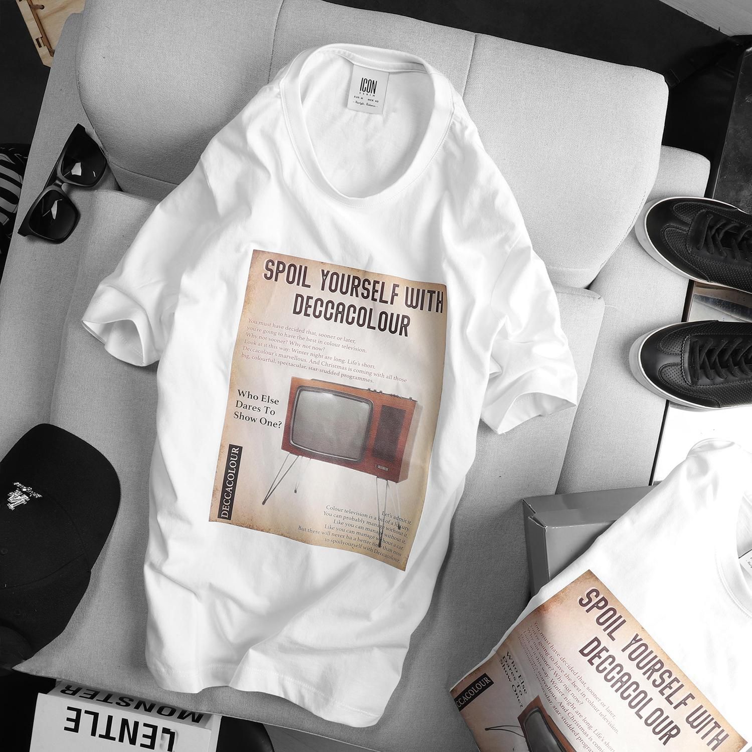 Áo thun ICON DENIM TV printed