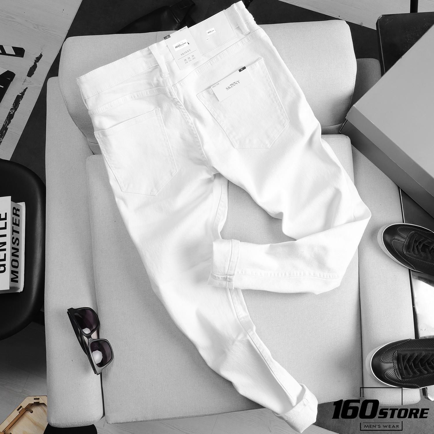 Quần jean ZRA white skinny