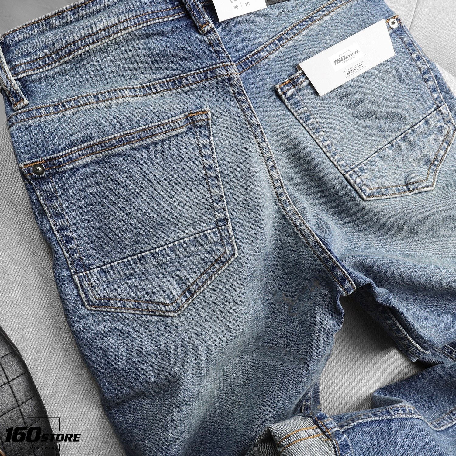 Quần jean ZRA blue skinny