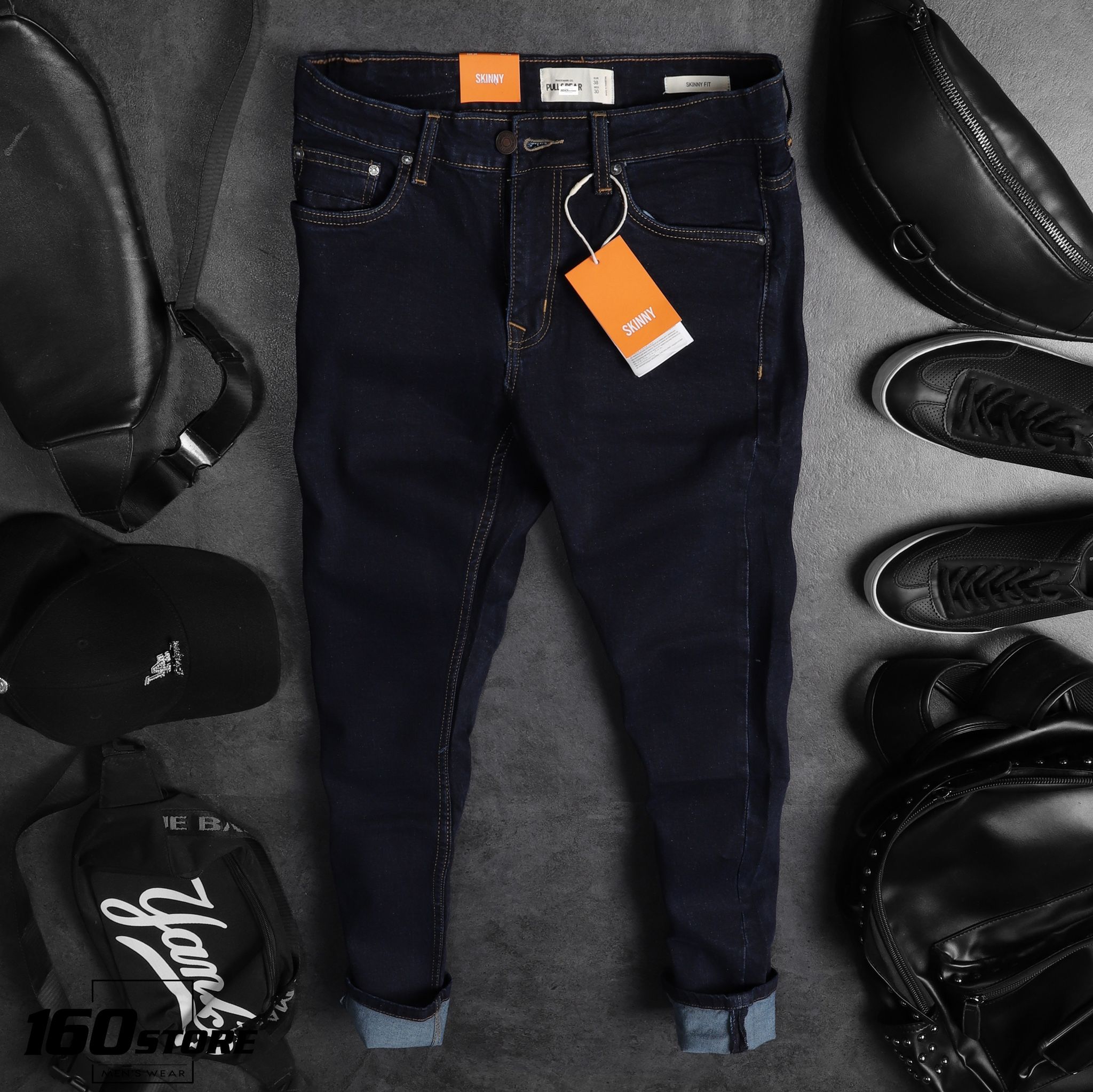 Quần jean P.B indigo skinny