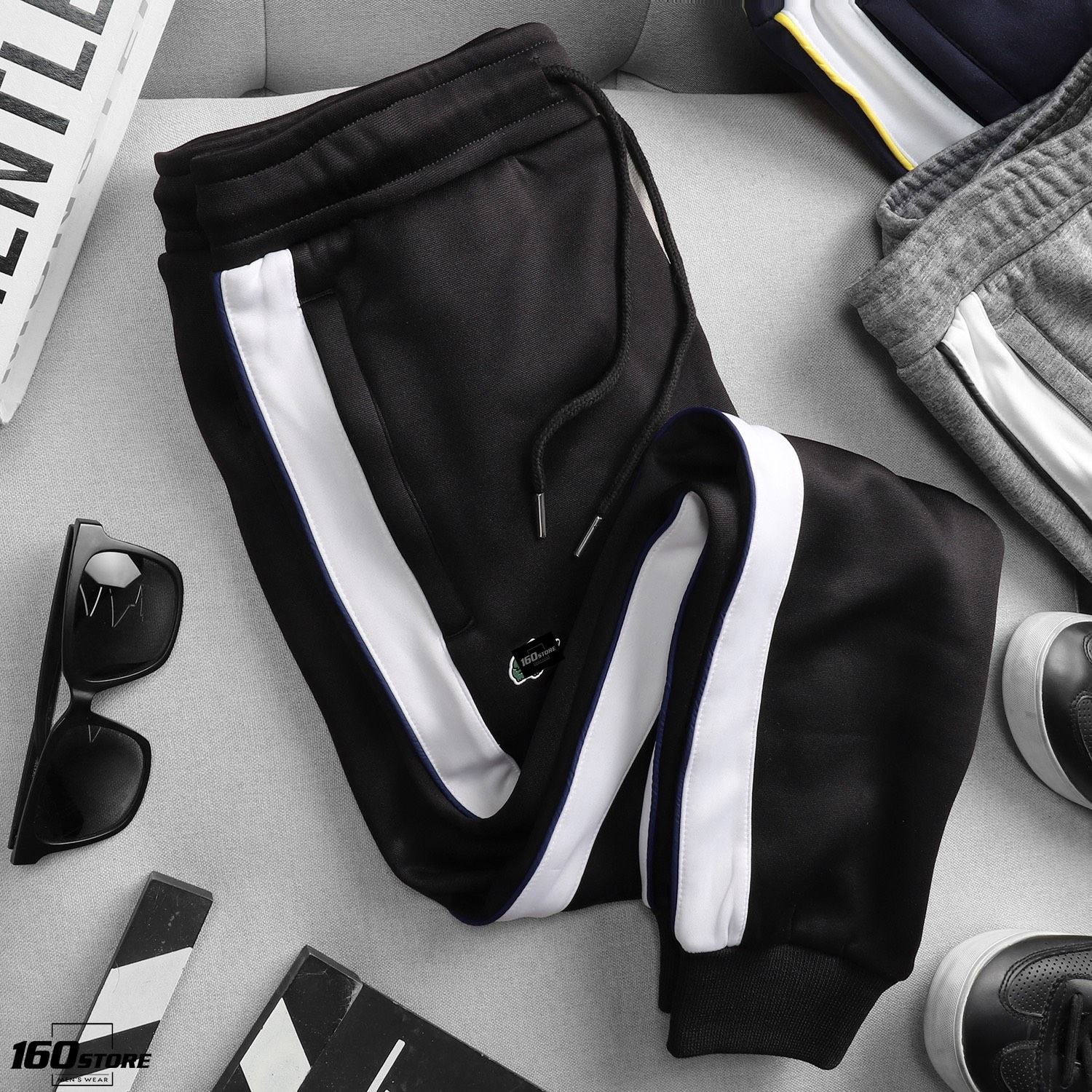 QUẦN JOGGER L.C STRIPE