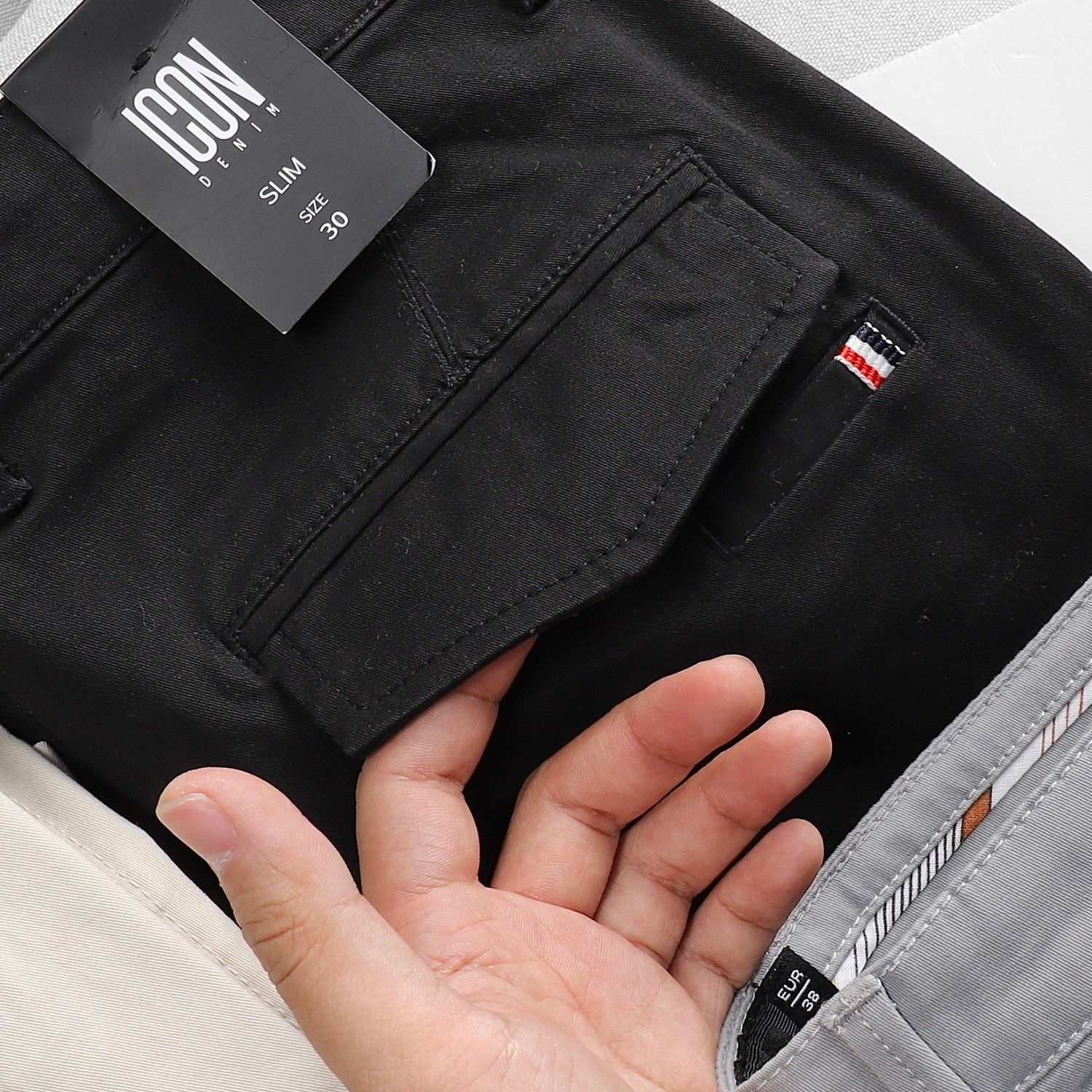 Quần kaki ICON DENIM slim ss20