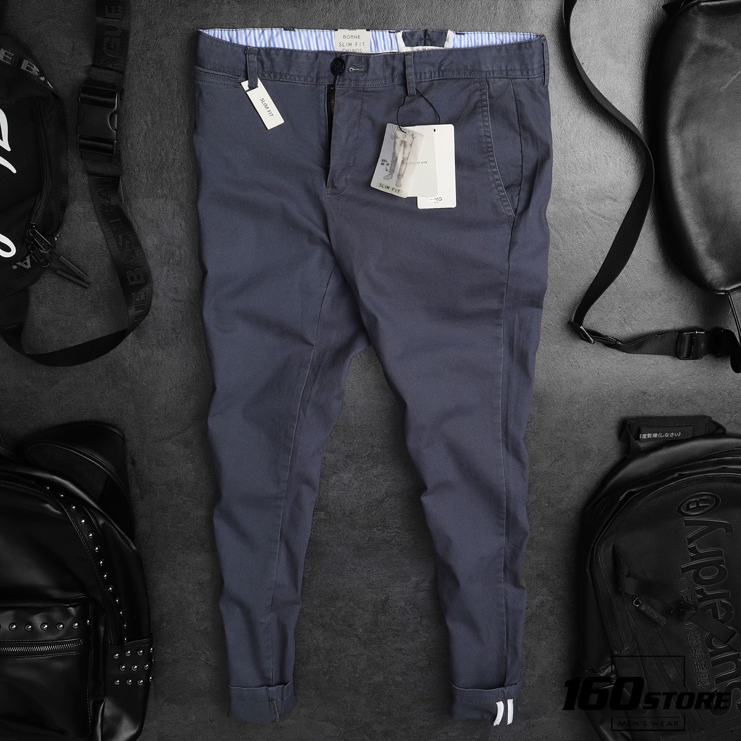 Quần kaki M.N.G borne slim fit