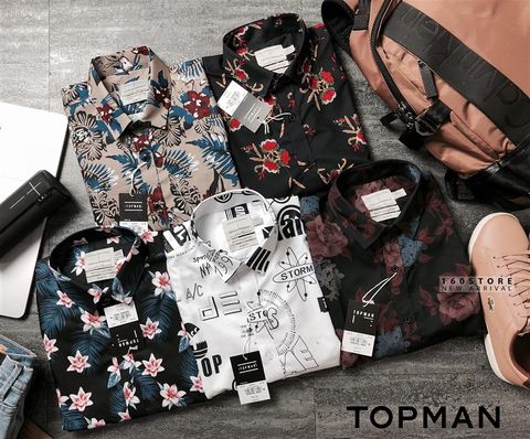T0PMAN Floral Shirts
