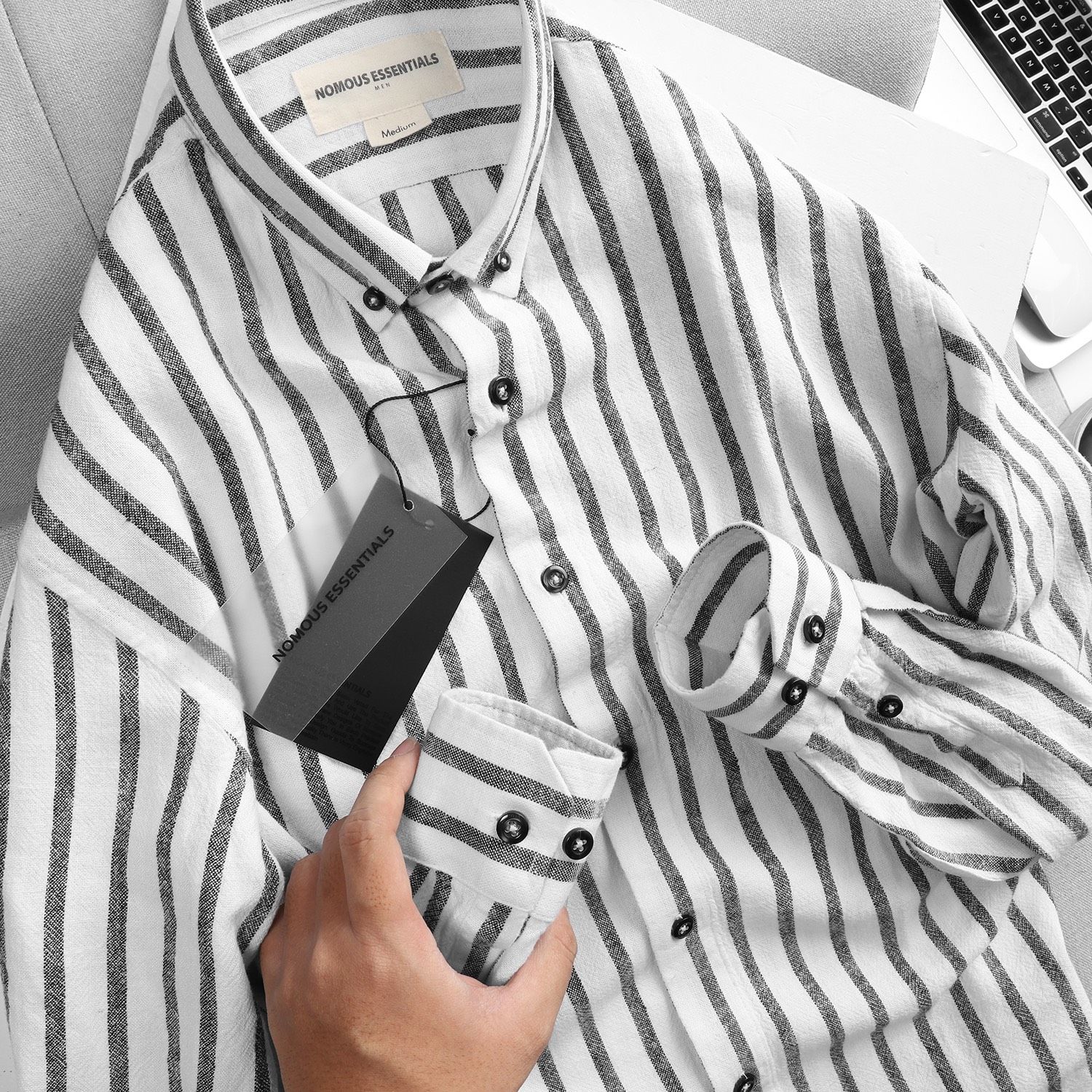 Áo Sơmi NOMOUS ESSENTIALS linen họa tiết