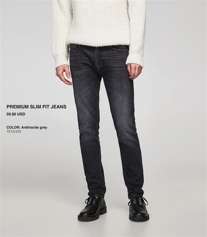 ZRA Jeans Wash Anthracite Grey