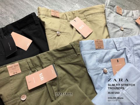 ZRA Slim Fit Stretch Chinos