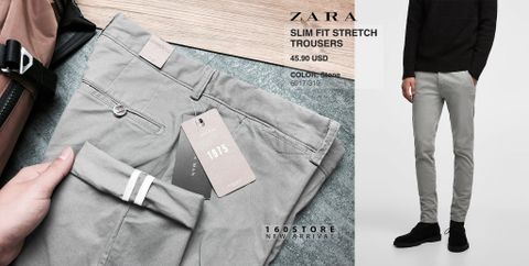 ZRA Slim Fit Stretch Chinos