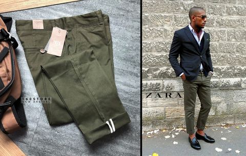 ZRA Slim Fit Stretch Chinos