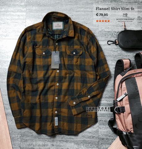 S&S0DA Flannel Shirt Slim Fit
