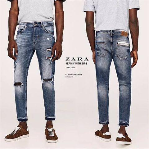 ZRA Jeans With Zips