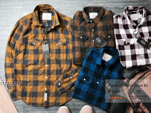 S&S0DA Flannel Shirt Slim Fit