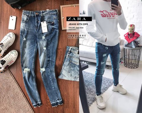 ZRA Jeans With Zips