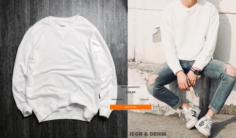 Sweatshirt Icon & Denim
