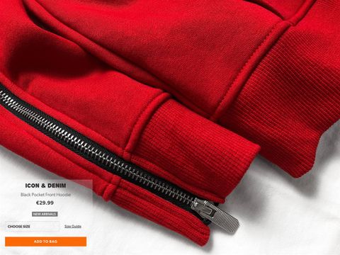Icon & Denim Pocket Front Hoodies
