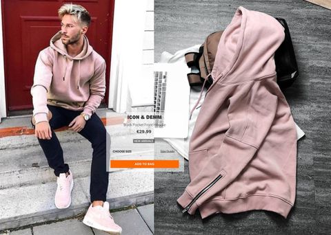 Icon & Denim Pocket Front Hoodies
